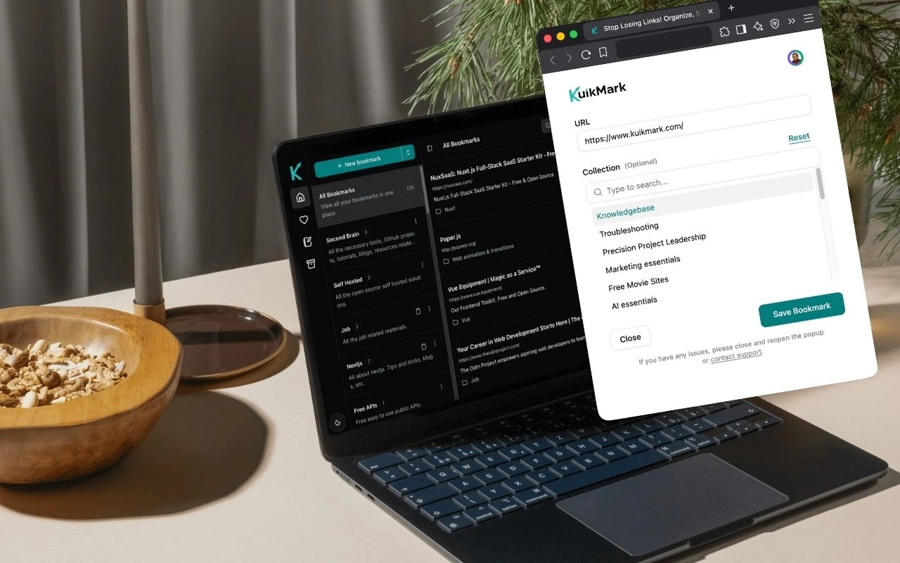 Kuikmark using Chrome extension Kuikmark using Chrome extension